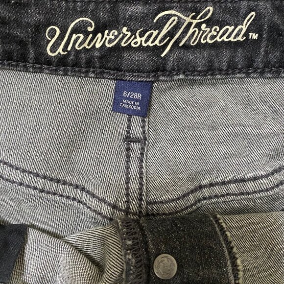 Universal Thread Button Fly Shortie Shorts Size 6 - Picture 8 of 8